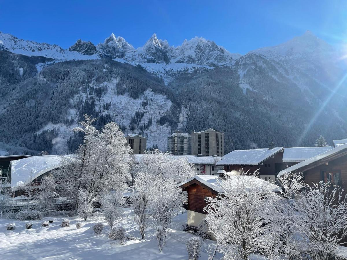 Apartament Z Widokiem Na Mt Blanc Apartment Chamonix ภายนอก รูปภาพ