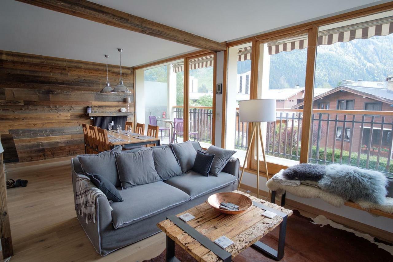 Apartament Z Widokiem Na Mt Blanc Apartment Chamonix ภายนอก รูปภาพ